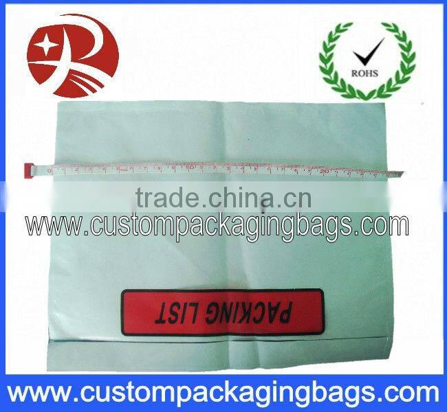 Plastic Carrier Mailing Envelope/packing list packaging bag