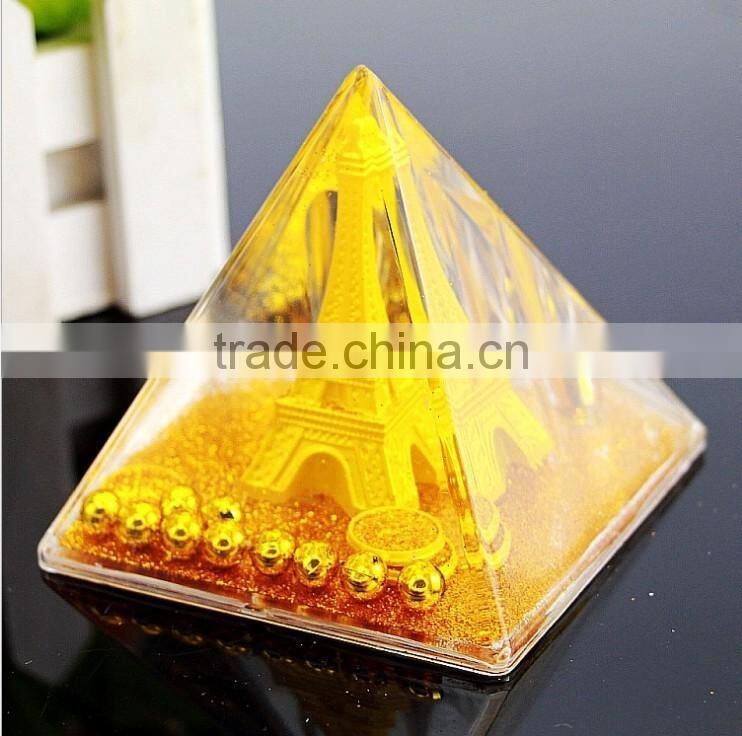 Pyramid shape unique Eiffel tower pen holder premium gift