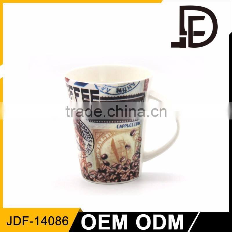 custom printing cup ceramic mug white bulk coffee mugs