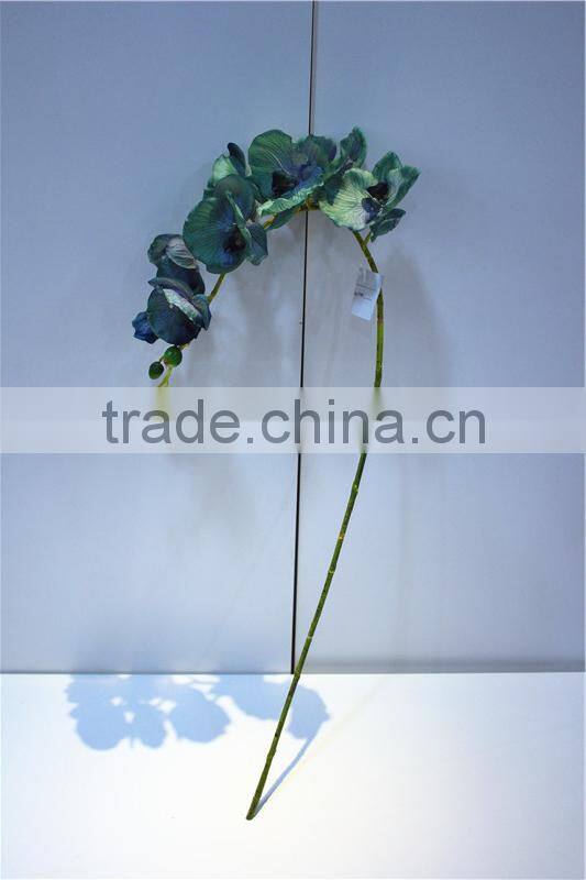 Home garden creepers decoration 110cm height artificial plum colored Phalaenopsis flowers making EHDL02 0808