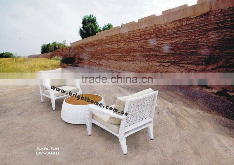 Leisure sofa Bubble Weaving BP-308B PE rattan wicker outdoor sofa