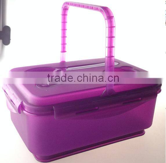 Food grade plastic bowl with cool pack