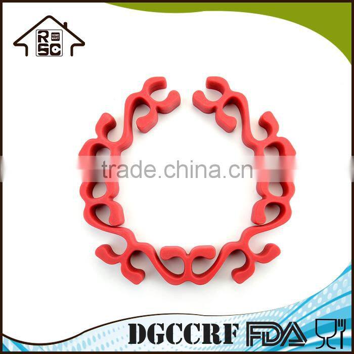 NBRSC Reusable 100% Food Grade Kitchen Silicone Chicken Roasting Rack