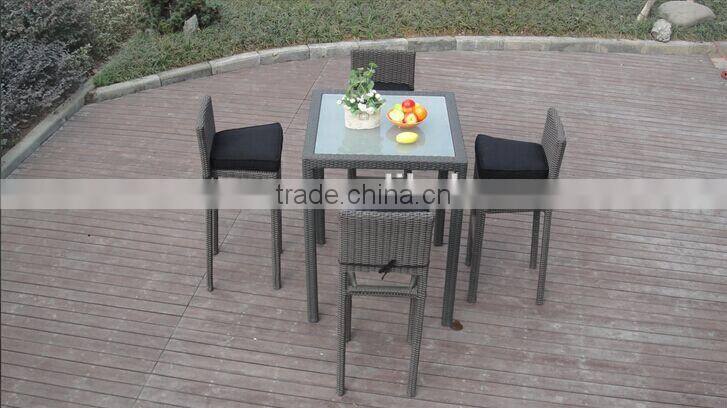 Club Pub Furniture Aluminium Rattan Bar Stool, Bar Stool Chair, Bar Stool High Chair