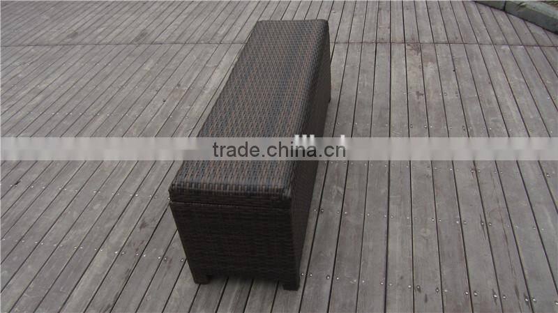 Woven Aluminum Outdoor Furniture Rattan Storage Boxs