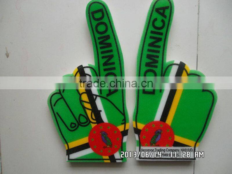Promotion sponge Foam Hand gloves