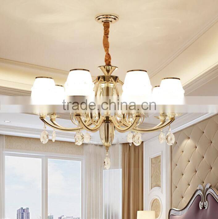 M961 Momoda elegant European Crystal modern living room bedroom lighting chandelier pendant lamp