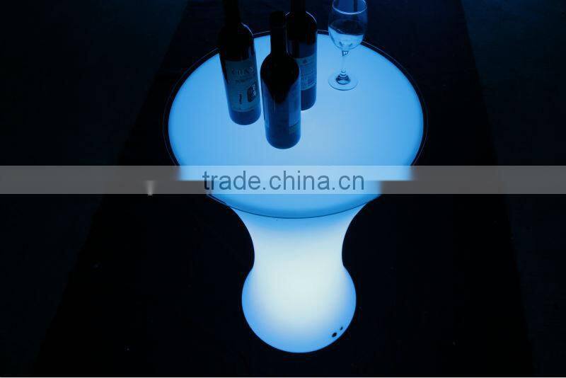2016 new design LED high top bar cocktail chairs and tables