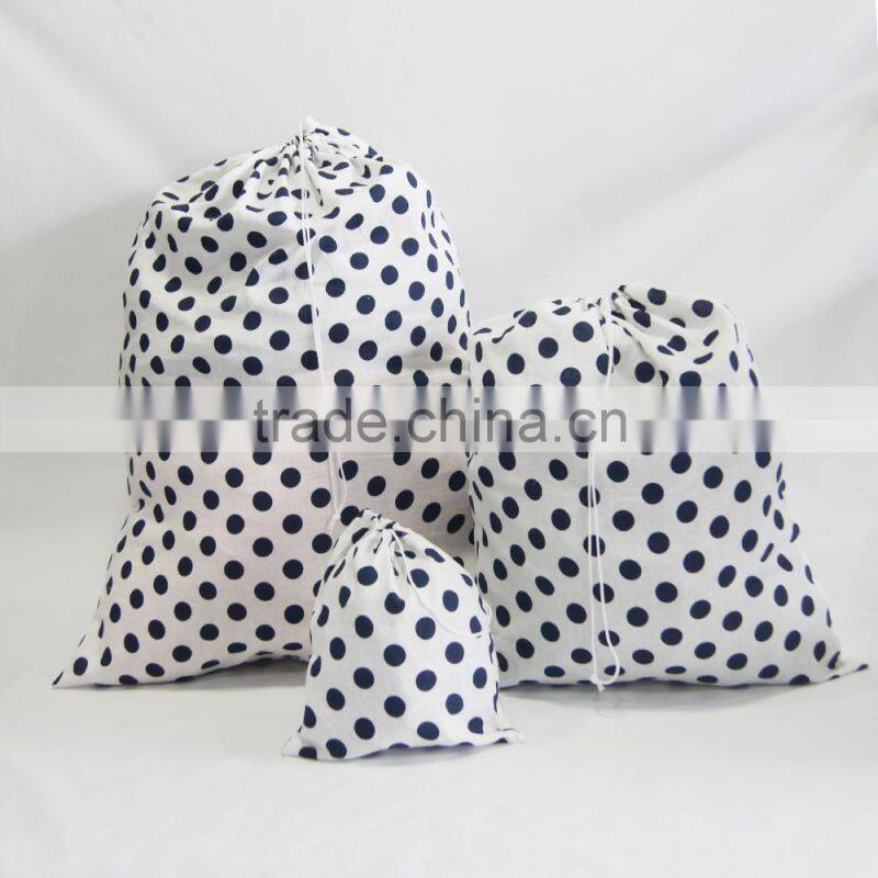 Large polyester sewing drawstring mesh net bags