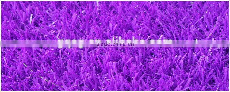 25mm PE monofilament purple color Synthetic Turf Grass for school