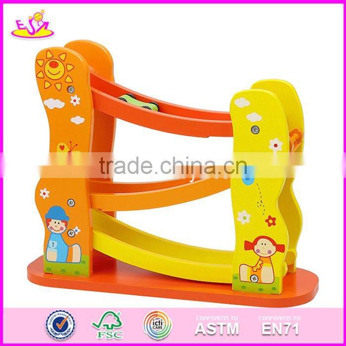 2017 new design 5 levels children funny wooden race car track toy W04E050