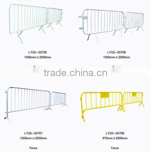 Steel Safety Traffic Crowd Control Barrier Fence