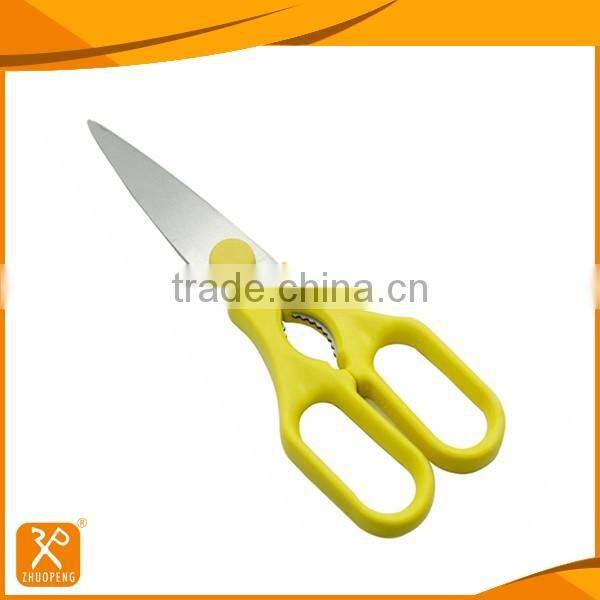 8" FDA popular multicolored PP handle kitchen use scissors