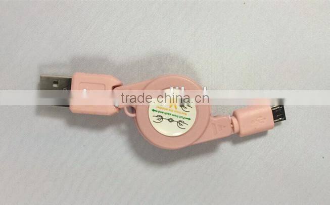 Retractable USB Charging Cable