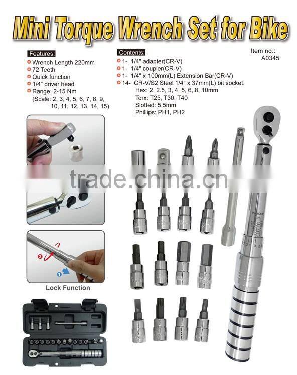 Mini Torque Wrench Set for Bike