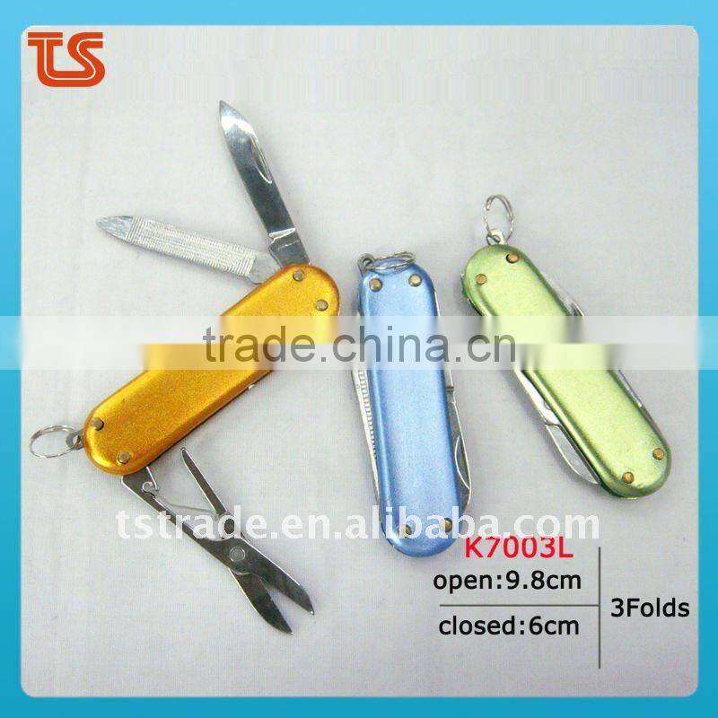 "stock"New design multi knife Novelty pocket knife multi functiona utility kinfe LED knife(K5011SG3.)