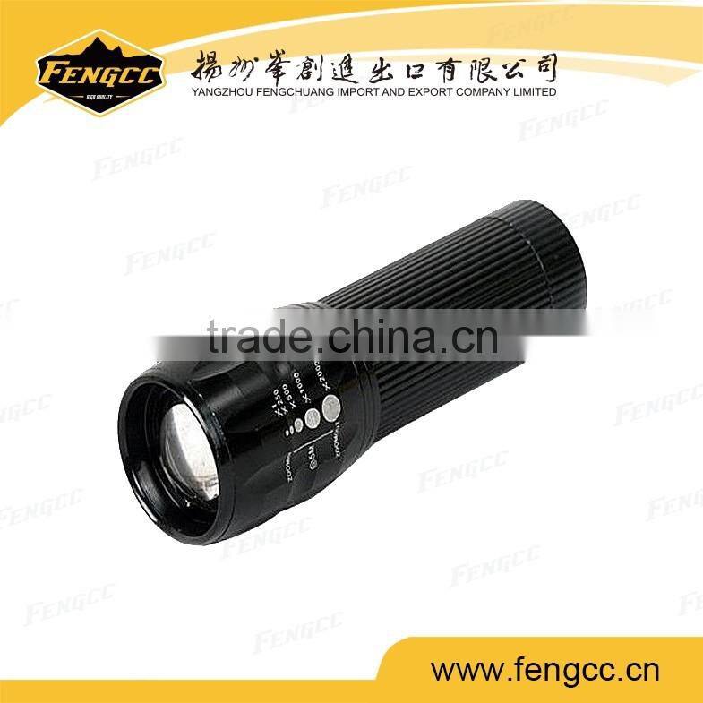 New Black Led Mini Flashlight Torch Light Hid Flashlight