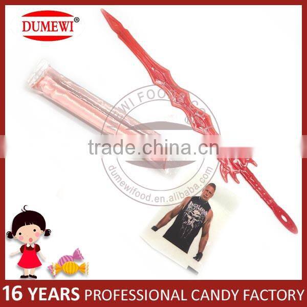 Children Game Tattoo Paper with Plastic Toy Candy Swords