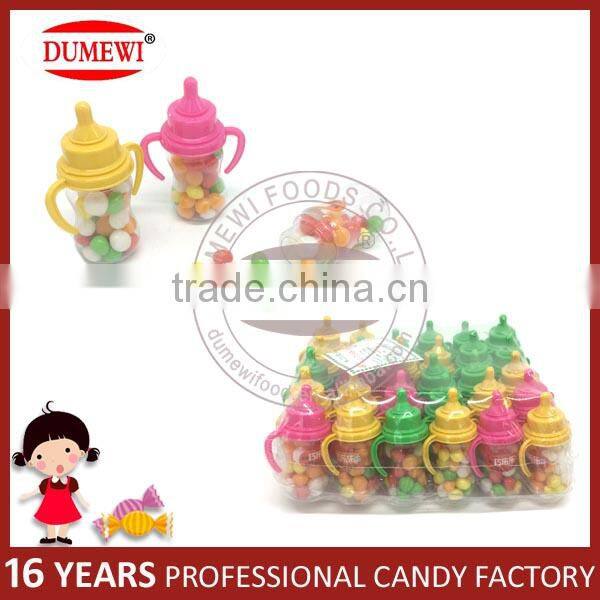Plastic Baby Bottle Candy Puffing Nipple Candy