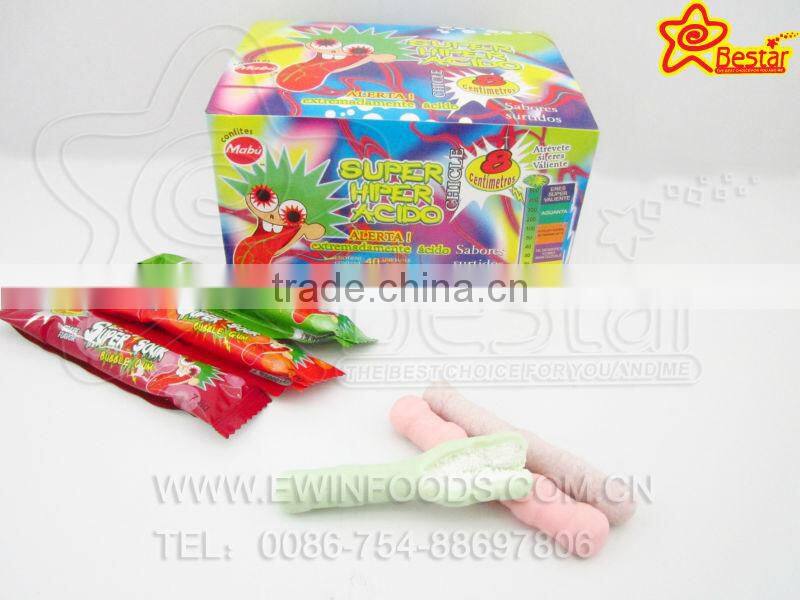 Funny Baby Bottle Tongue Lollipop With Sour Powder Candy