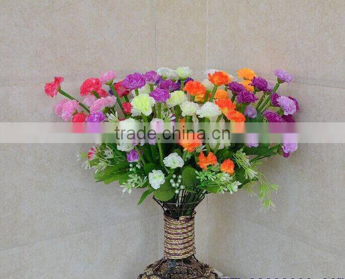 40cm 11 Stems Promotional Silk Carnation Artificial Flower