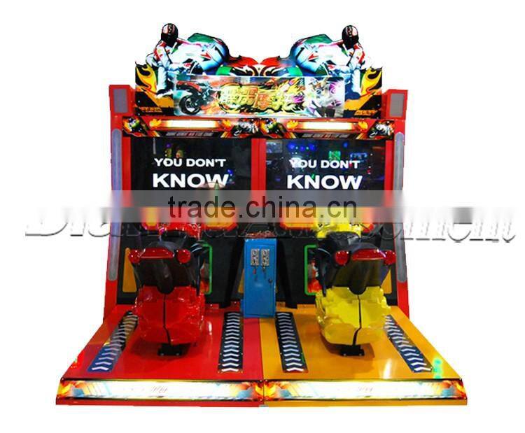 DianFu Latest Moto GP4/best sell motor racing game machine for sale