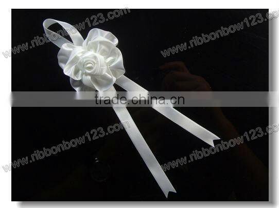wedding invitations decoration white ribbon flower