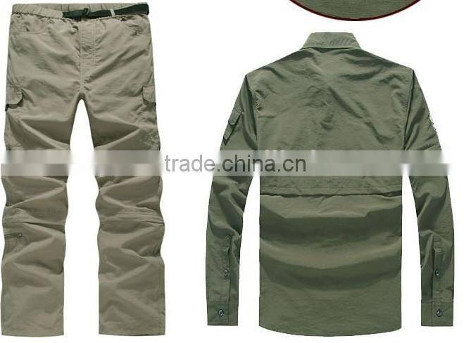 2017 Summer Fashion Designer Quick Drying and UV Resistant hiking Shirts Outdoor brand sports camping men's shirts