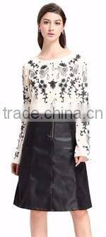 Domin fashion guangzhou factory latest skirt design pictures