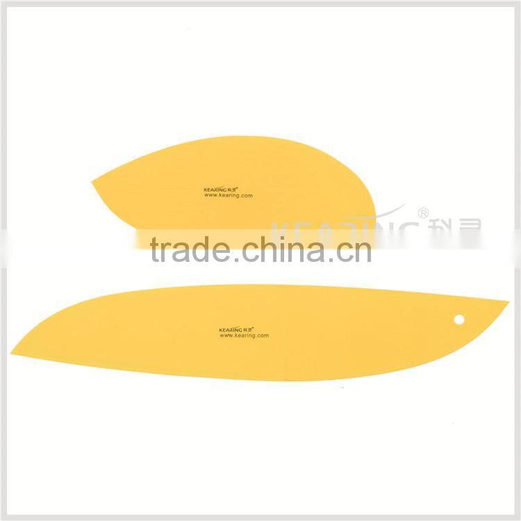 Kearing Chinese Manufacture French Curve PVC Popular Curve Drawing Template 2 Pieces As One Set # 1304S