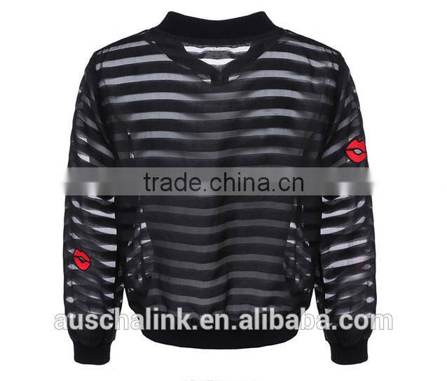 OEM service new model outdoor young ladies jackets embroidery designs