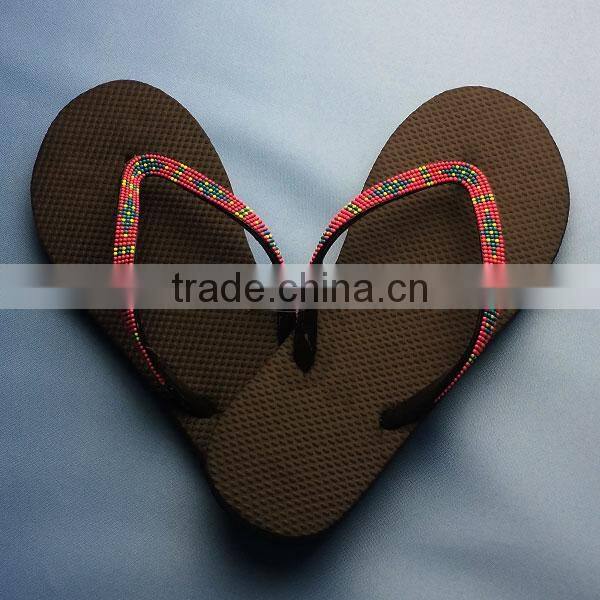 Stock Beach Swim PE Flip Flops Slippers For Women And Kids