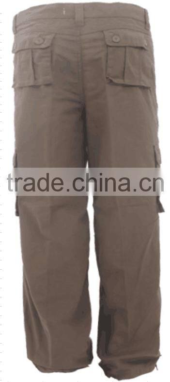 35%cotton mens long work pants cargo pants with pocket