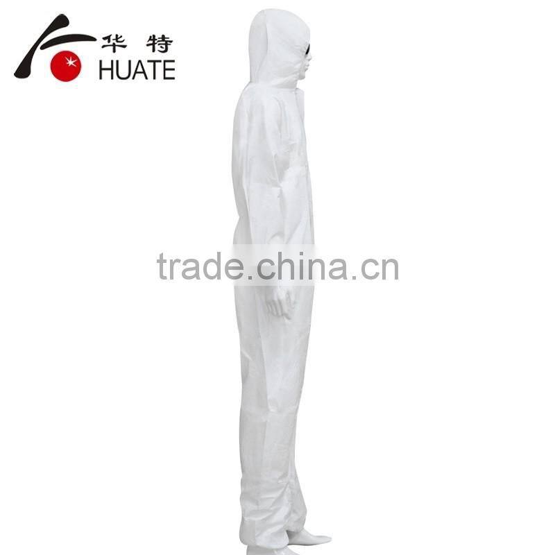 Disposable lightweight chemical resistant coverall