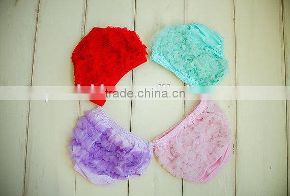 Sold Pink Vintage Baby Bloomer Ruffle Underwear Size From Newborn to 24 Month