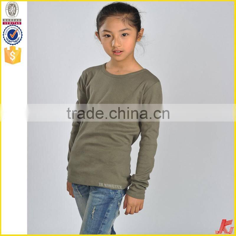 best-Selling China factory custom kids girls t shirt