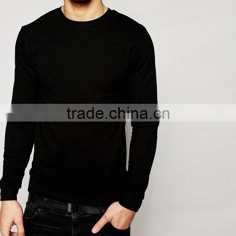 Tight Slim Fit Sweatshirt Men Long Sleeve T Shirt Latest No Hood Sweatshirt Wholesale Clothes Men