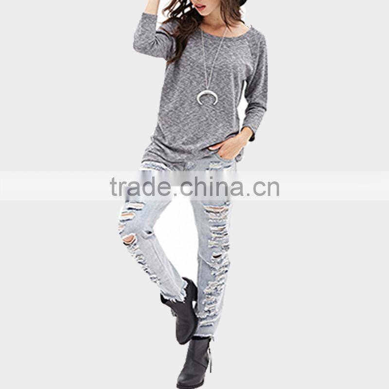 Women's long sleeves sweater