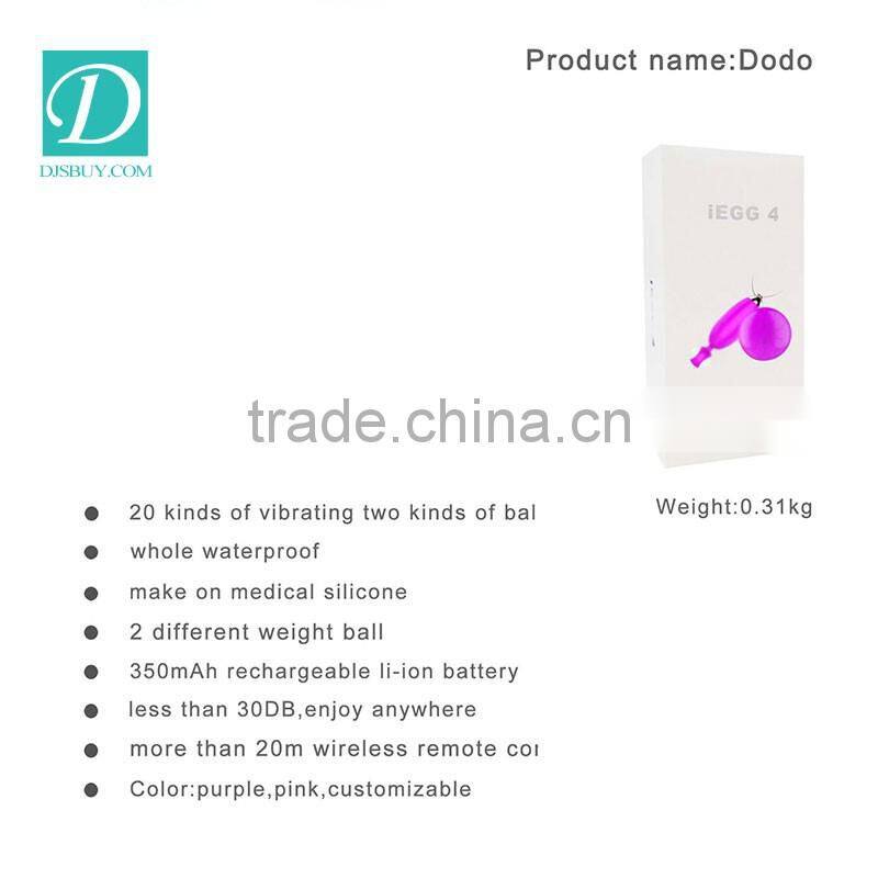 Wireless Remote Control Rechargeable Ben Wa Balls Vagina Tightening Toys