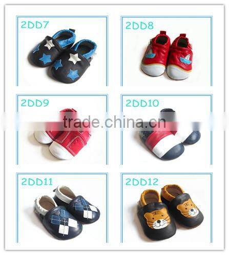 fashionable design leather soft sole shoes infant baby shoes