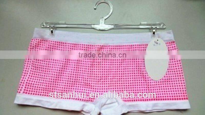 Newest design hot sale fancy printed girls seamless panty