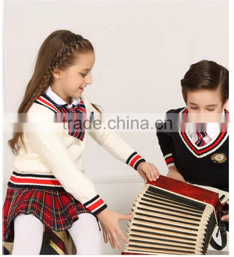 100% cotton soft custom school sweaters,best school uniform sweaters