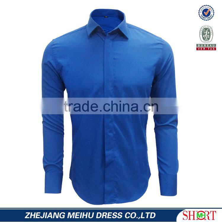 100% factory custom slim fit cotton men shirt