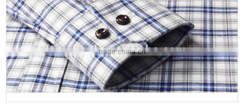 Bulk customise wholesale polyester cotton flannel shirt for men