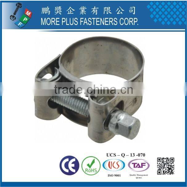 Made in Taiwan Plastic Stainless Steel Large Schlauchklemmen T Bolt Hose Clamp