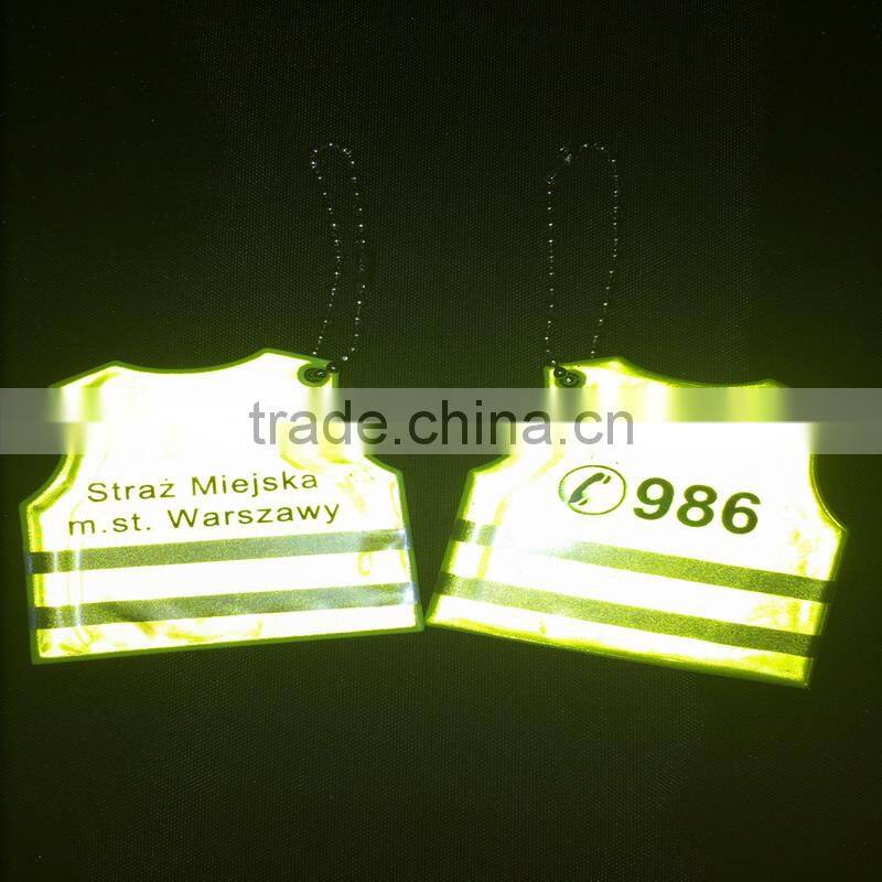 Mini palm reflector keychain