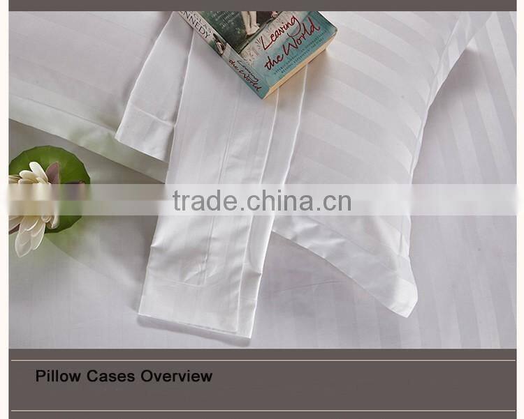 alibaba China luxury satin stripe hotel bedding set