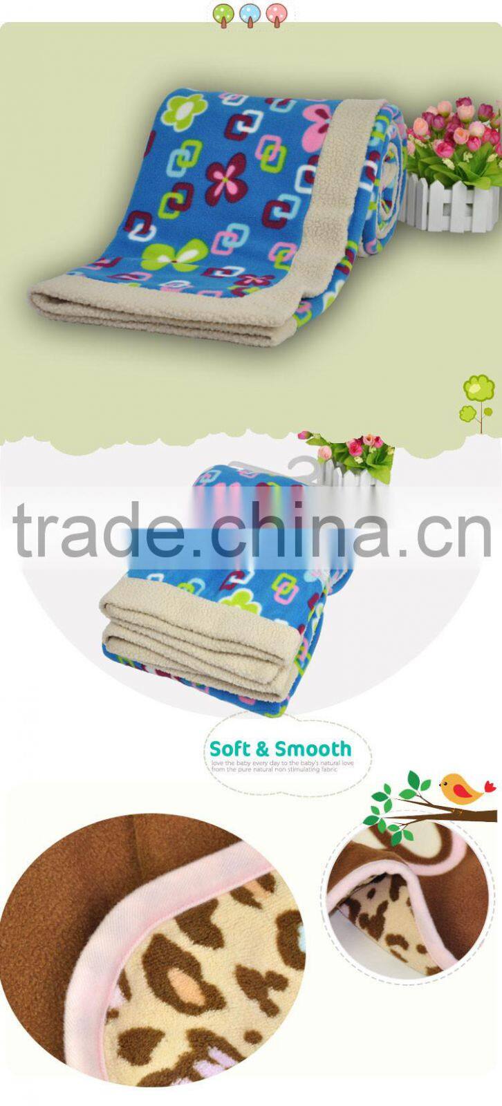 Manufacture Embossed Style Knitting Baby Blanket