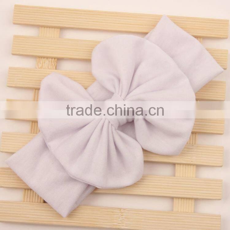 Boutique fancy baby messy bow head wrap , chic toddler girls hair headband M5062008