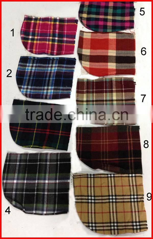 2015 top selling plaid checked winter acrylic cashmere poncho